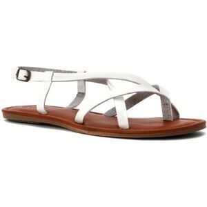 Mia Cruise Flat Sandal Sz 6 in White